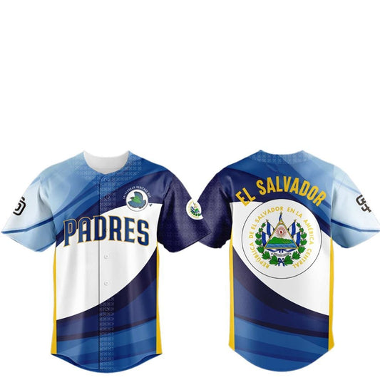 SD Padres x Salvadoran Heritage Day Jersey 2025 - Grishko.com