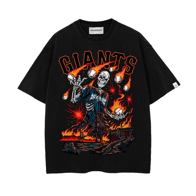 SF "THE GIANT" PREMIUM TEE Hoodie, Sweatshirt | InkThreadWorks.com