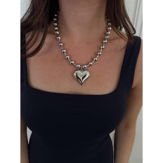 SILVER BUBBLE HEART NECKLACE T-Shirts, Hoodie, Sweatshirt | InkThreadWorks.com