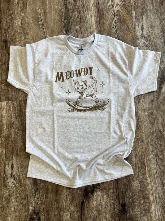 SINGLE SHIRT - MEOWDY - Funny Shirt - Cat Shirt - Summer Tee