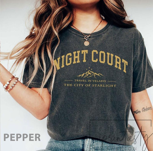SJM -Original Design - the night court t-shirt, Acotar Velaris t-shirt, the city of starlight tshirt, Velaris St-shirt...