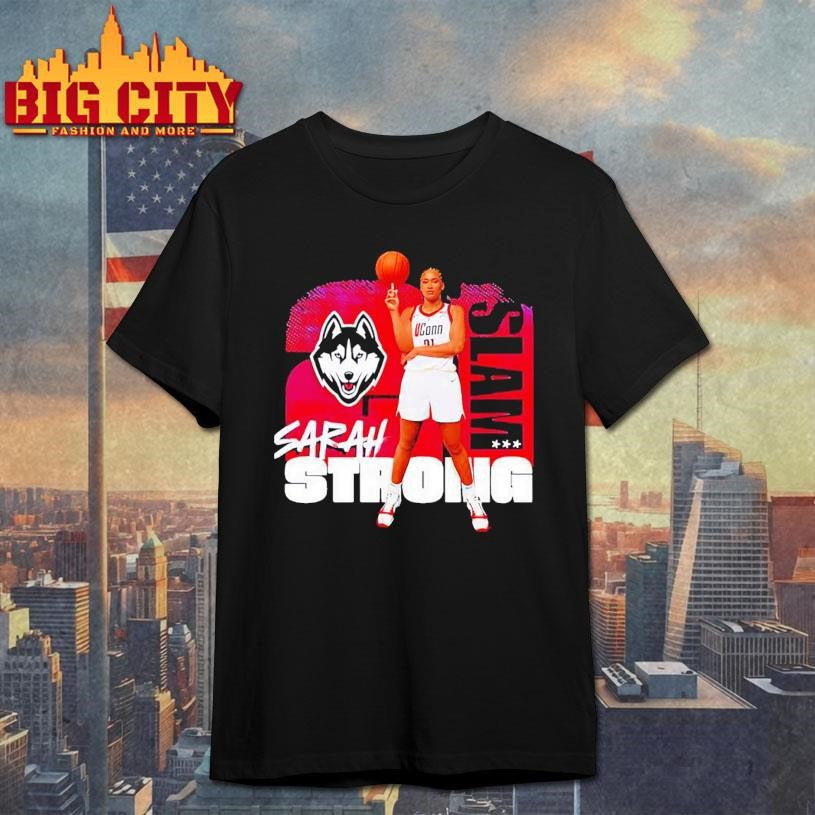 SLAM Sarah Strong player UConn Huskies graphic Shirt