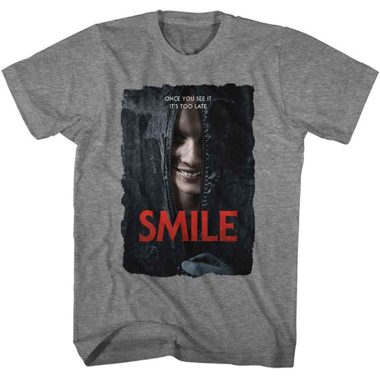 Smile - Movie Poster - American Classics - Graphite Heather Adult Short Sleeve T-Shirt