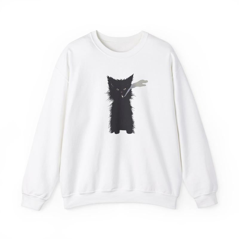 SMOKING CAT SWEATER T-Shirts, Hoodie, Sweatshirt | InkThreadWorks.com