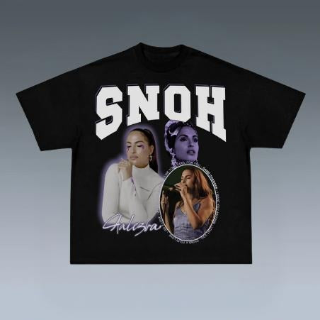 SNOH TEE, Prints Vintage T-Shirt, Rapper Shirt, Hip Hop Shirt, Rap Music Shirt, R&B Shirt, Pop Shirt, Graphic Tee Shirt, Unisex T-Shirt, Gift For Him, Crewneck Short Sleeve Shirt, Shirt Trending Top Menswear Underwear Streetwear