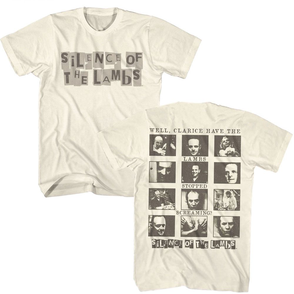 Silence Of The Lambs - Well Clarice - American Classics - Solid Off-White Adult Short Sleeve T-Shirt