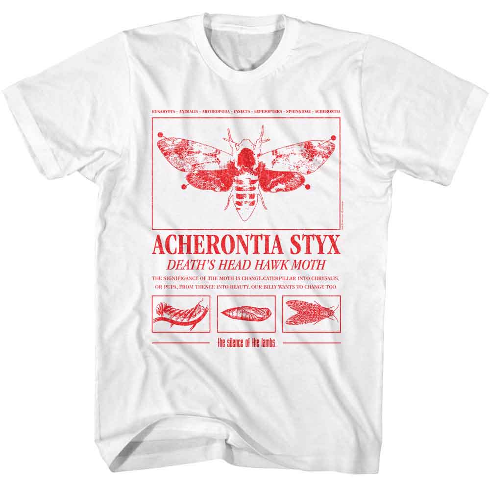 Silence Of The Lambs - A Styx Metamorphosis - American Classics - Solid White Adult Short Sleeve T-Shirt