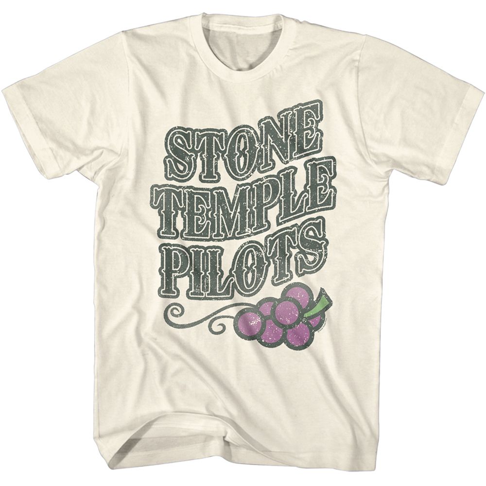 Stone Temple Pilots - Grapes - American Classics - Solid Off-White Adult Short Sleeve T-Shirt