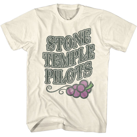 Stone Temple Pilots - Grapes - American Classics - Solid Off-White Adult Short Sleeve T-Shirt