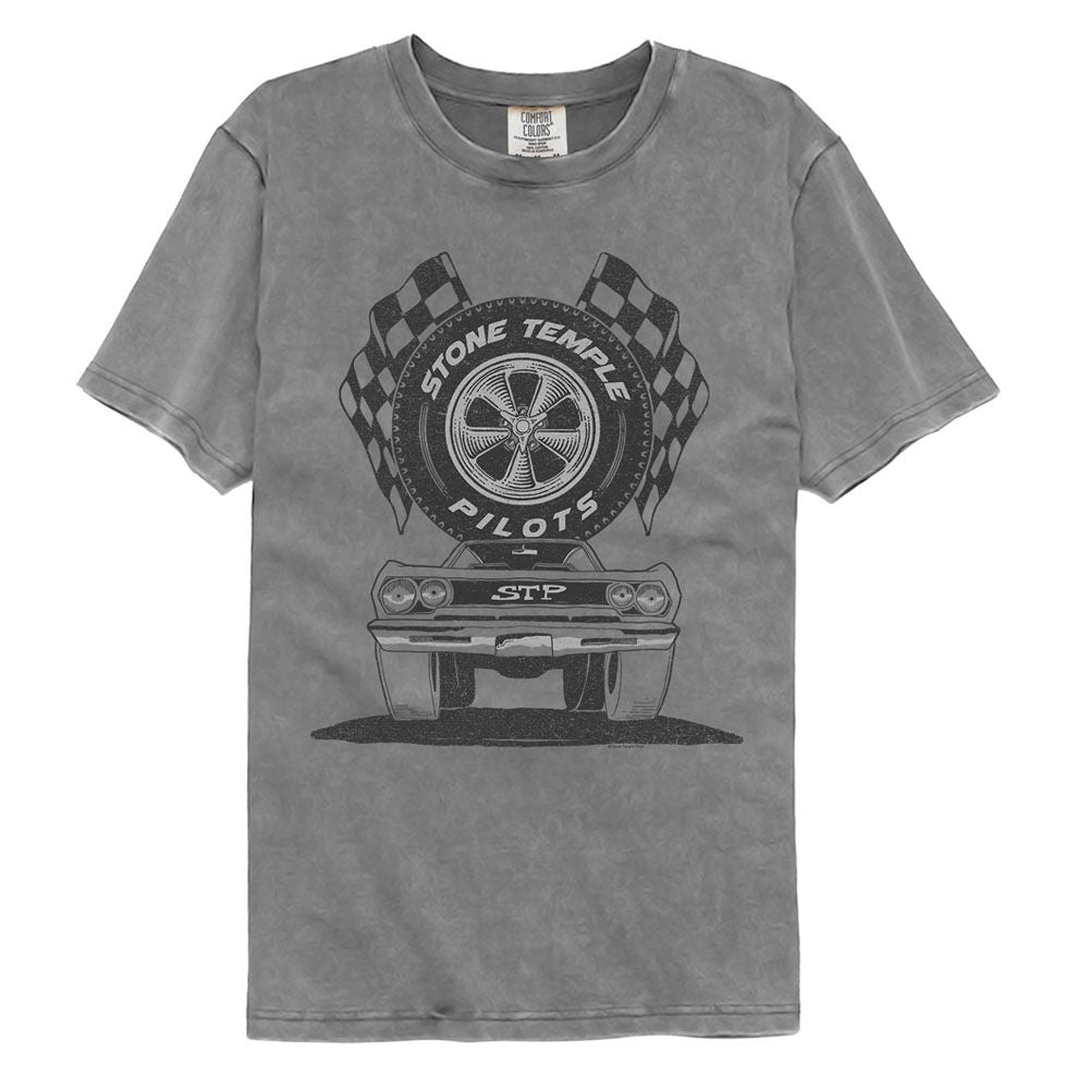 Stone Temple Pilots - Car - American Classics - Solid Gray Adult Short Sleeve Comfort Color T-Shirt