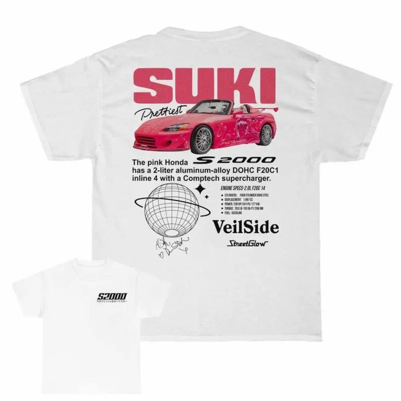 SUKI , Skyline, R34, S2000 T-Shirt DRG, Skyline T-Shirt Hoodie, Sweatshirt | InkThreadWorks.com