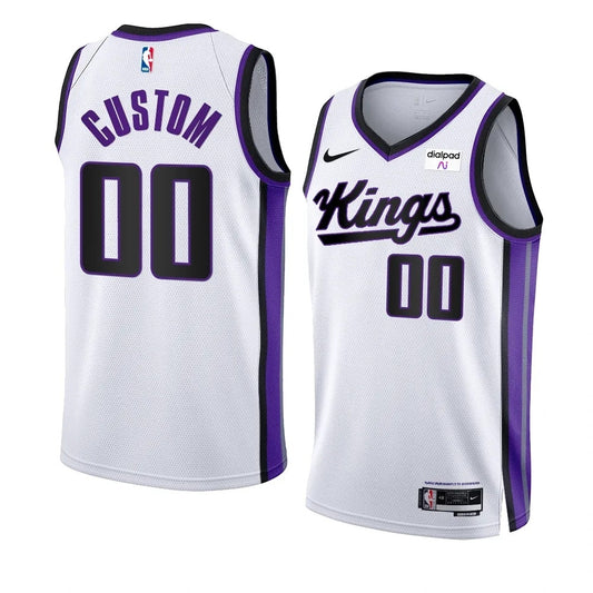 Sacramento Kings Custom 2023-24 White Association Edition Swingman Jersey.webp