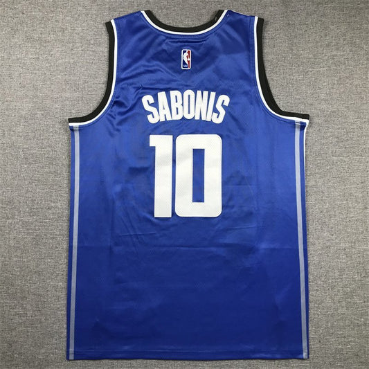 Sacramento Kings #10 Domantas Sabonis Kings 10 Blue City s-xxl Style 1