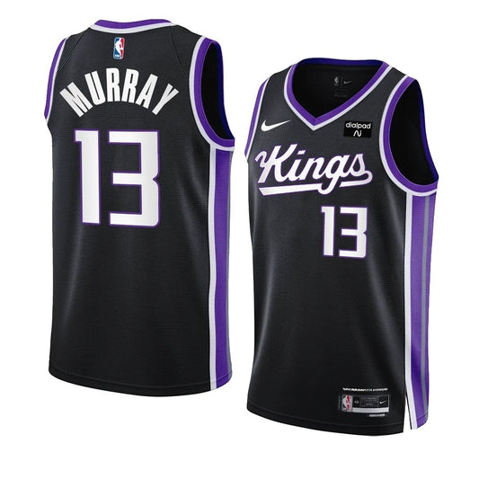 Sacramento Kings #13 Keegan Murray 2023-24 Icon Edition Black Swingman Jersey Men's.webp