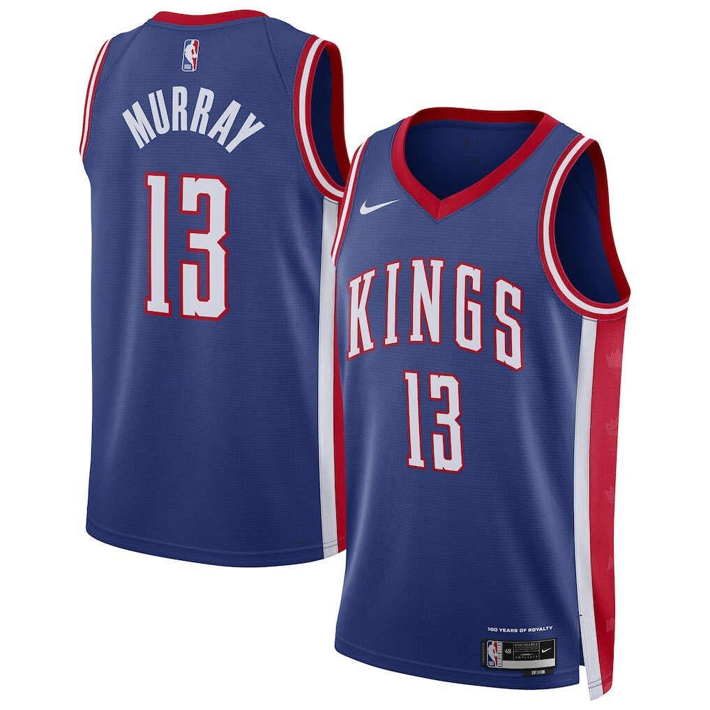 Sacramento Kings #13 Keegan Murray Unisex 202425 Swingman Player Jersey - City Edition - Blue