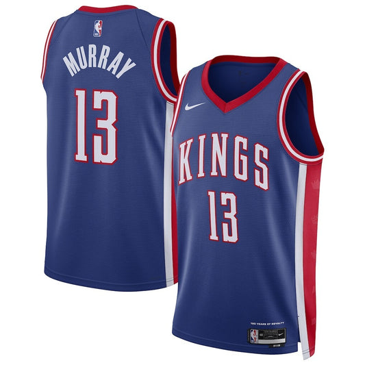Sacramento Kings #13 Keegan Murray Unisex 202425 Swingman Player Jersey - City Edition - Blue