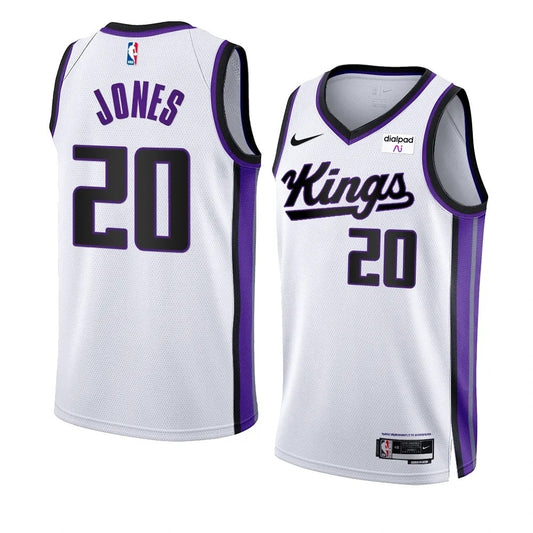 Sacramento Kings #20 Colby Jones 2023-24 White Association Edition Swingman Jersey.webp