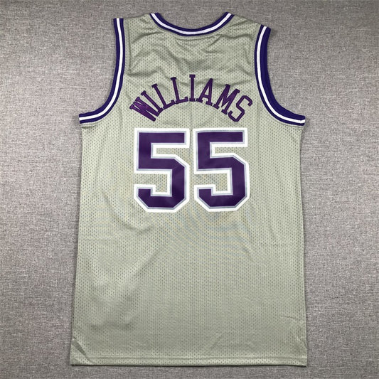 Sacramento Kings #55 Jason Williams Kings 55 Gray s-xxl Style 1