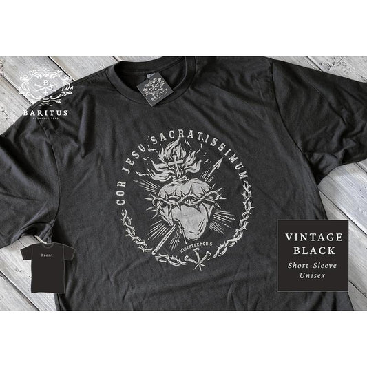 Sacred Heart of Jesus Tee Hoodie, Sweatshirt | InkThreadWorks.com