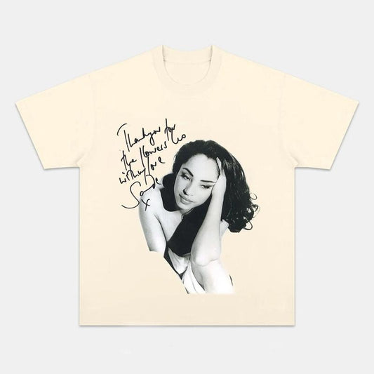 Sade Retro Graphic Unisex T Shirt, Sade Bootleg Graphic T-shirt, SadeAlbum, Y2K Music Shirt, Music Fan Gift, Top Menswear Womenwear  Cotton Comfort
