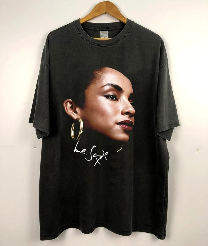 Sade World Tour Tshirt, Music Tour 2023 Clothing Rap Hip Hop Graphic Shirt, Unisex T-Shirt, GiftsFor Him Her, Short Sleeve Tee Shirt