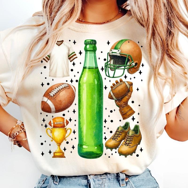 [Sale To 45% Off] Retro Football T-Shirt, Game Day Football T-Shirt, Vintage Football Mom T-Shirt, Sports Team Gift Ideas