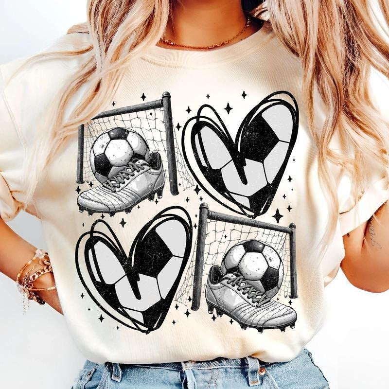 [Sale To 45% Off] Retro Soccer T-Shirt, Vintage Soccer Shirt, Game Day Soccer Mom T-Shirt, Gift Ideas, Gift For Mom, Mother's Day Gift