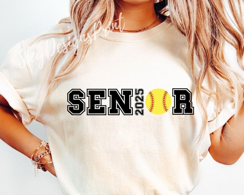 [Sale To 45% Off] Softball Senior 2025 T-Shirt, Senior Softball T-Shirt, Senior 2025 TShirt, Senior Softball Shirt, Class Of 2025 Shirt