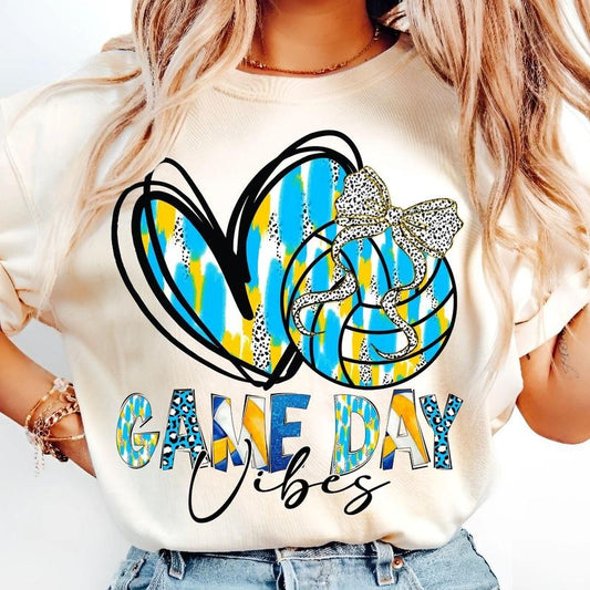 [Sale To 45% Off] Volleyball Game Day T-Shirt, Coquette Bow Volleyball Mom T-Shirt, Retro Volleyball Vibes, Gift For Mom,...