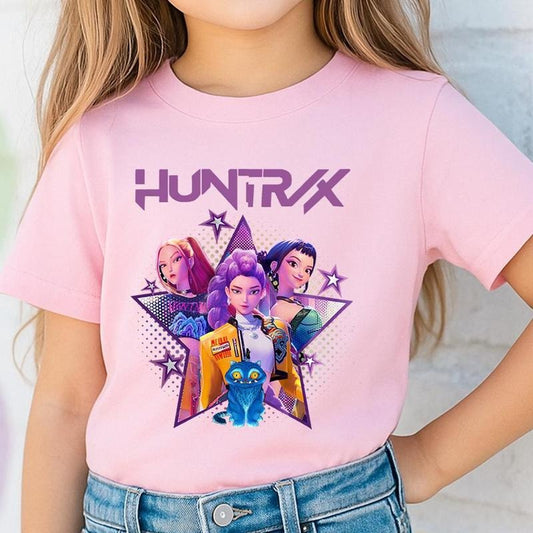 [Sale Up To 40%] Youth & Adult T-shirt Kpop Demon Hunters Shirt, Huntrix Shirt, Kpop Idol Shirt, Mira, Rumi, Joey Shirt, Gift for Huntrix Fan