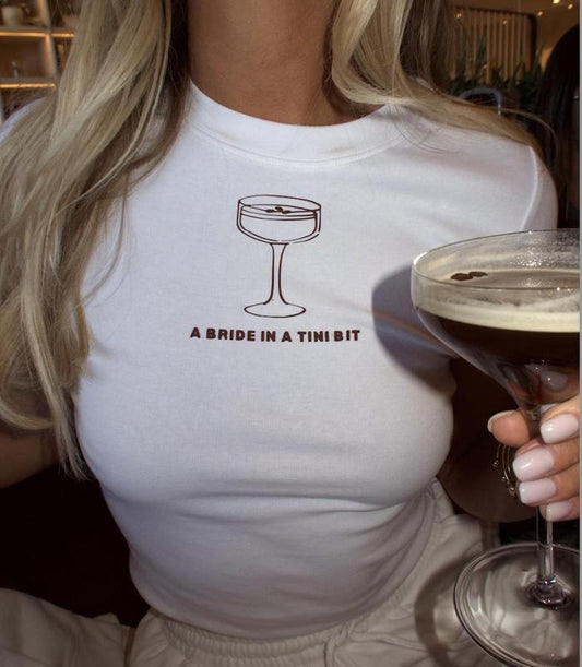 [Sale up to 60%] A Bride in a Tini Bit Babyteee, Hot Trending Womenswear Fashion Cotton Fit Top