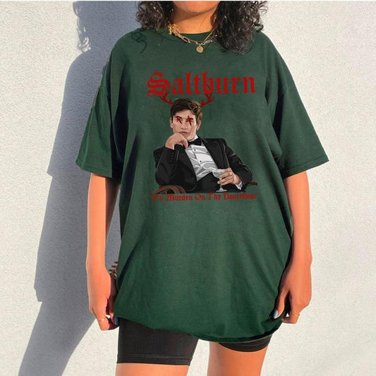 Saltburn Barry Keoghan T-Shirt tees Hoodie, Sweatshirt | InkThreadWorks.com