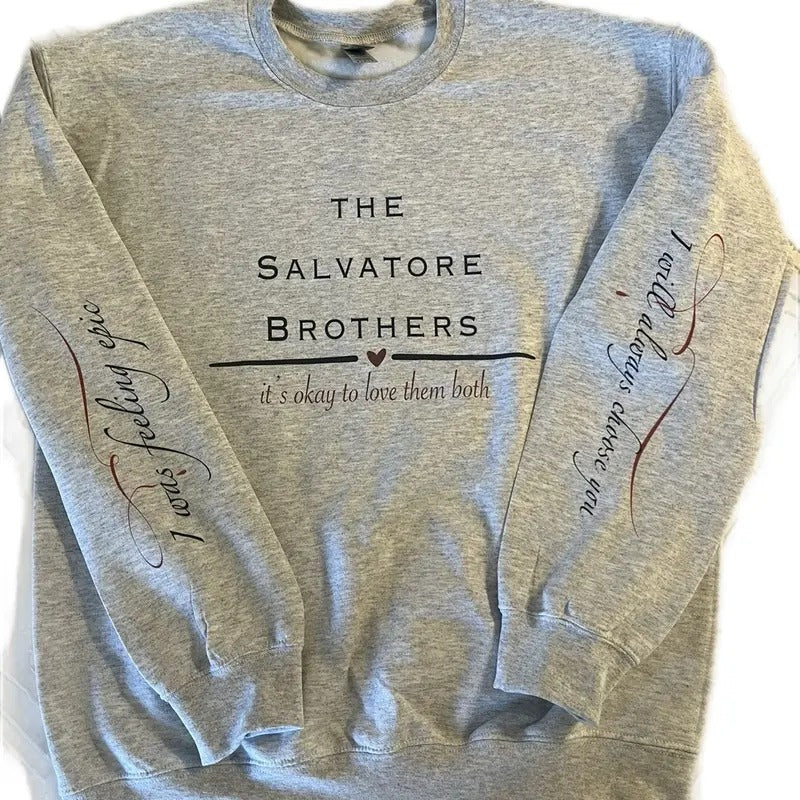Salvatore Brothers sweatshirt Menswear Comfy Hoodie Layer T-Shirts | InkThreadWorks.com