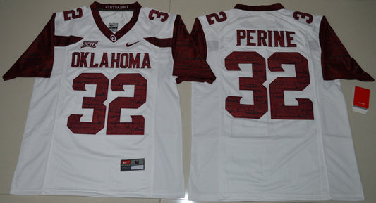 Samaje Perine 32 White 2016