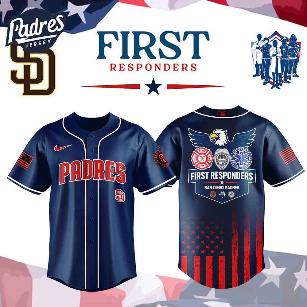 San Diego Padres First Responders Night Jersey 2025 - Padres Jersey Oasis: Elevate Your Baseball Style Game