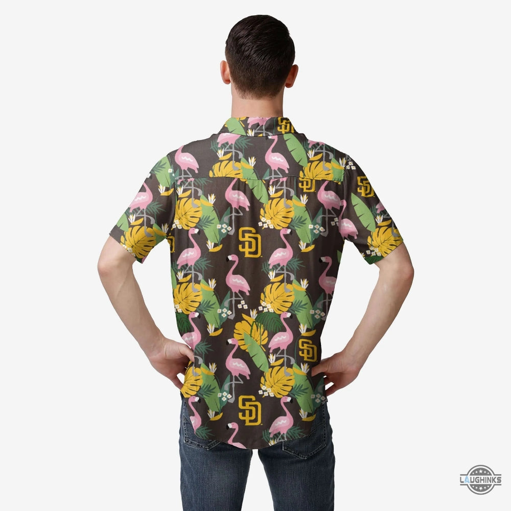 San Diego Padres Floral Hawaiian Shirt SALE