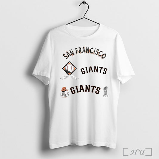 San Francisco Giants Defined 8x Champions T Shirt