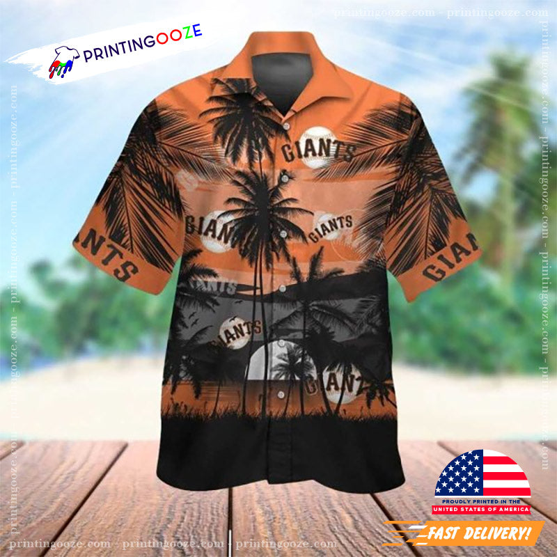 San Francisco Giants Sunset Surfer Tropical Hawaiian Shirt