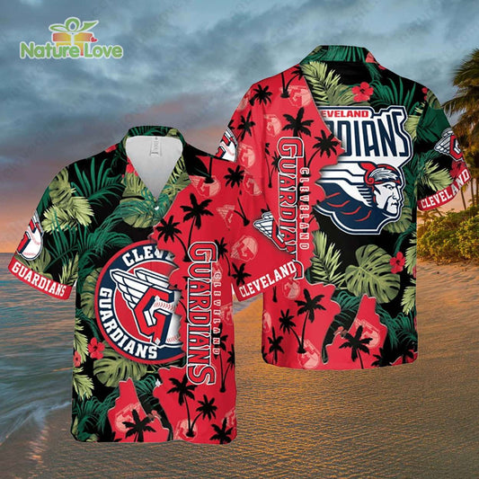 San Francisco Giants Tropical Leaves Beach Palms MLB Hawaiian Shirt