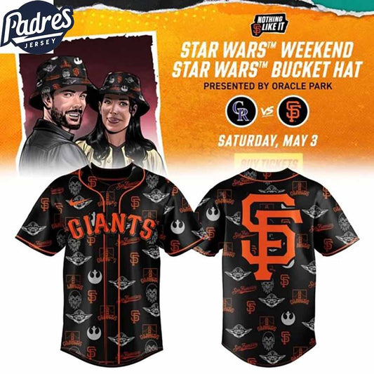 San Francisco Giants x Star Wars 2025 Baseball Jersey Style - Padres Jersey Oasis: Elevate Your Baseball Style Game