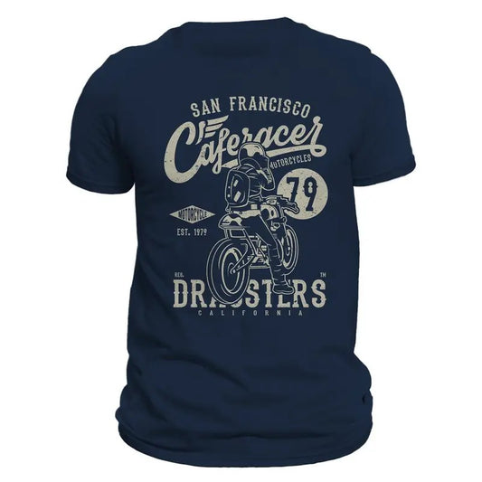San Fransisco Cafe Racer 79 Motorcycle Men's T-Shirt Hoodie, Sweatshirt | InkThreadWorks.com