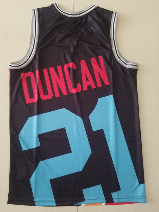 San Antonio Spurs Spurs 21Mitchell&ness Jersey Style 1