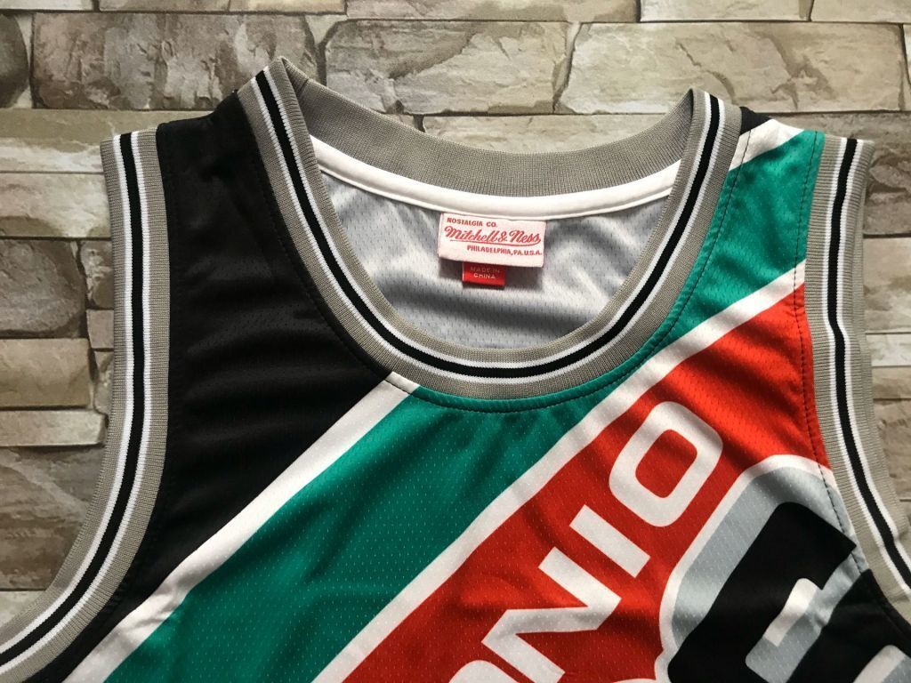 San Antonio Spurs Spurs mitchell&ness Classic Jersey Style 3