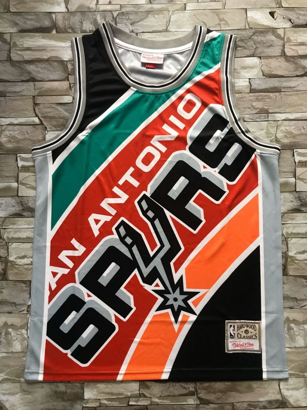 San Antonio Spurs Spurs mitchell&ness Classic Jersey Style 5