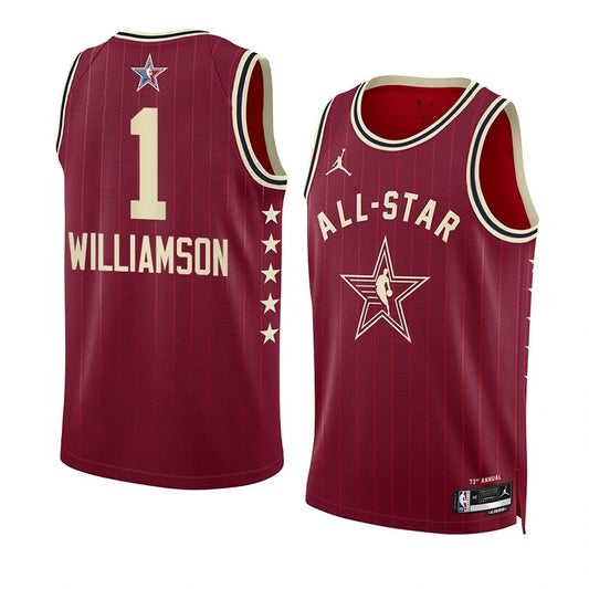 San Antonio Spurs #1 Victor Wembanyama 2024 NBA All-Star Swingman Jersey Style 1