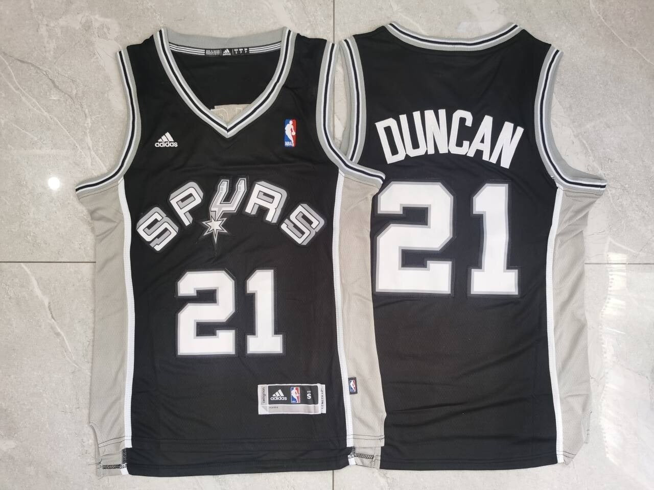 San Antonio Spurs #21 Tim Duncan Spurs 21 Black