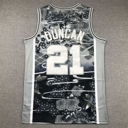 San Antonio Spurs #21 Tim Duncan Spurs Team 21 # Year of Rabbit Commemorative Style 1