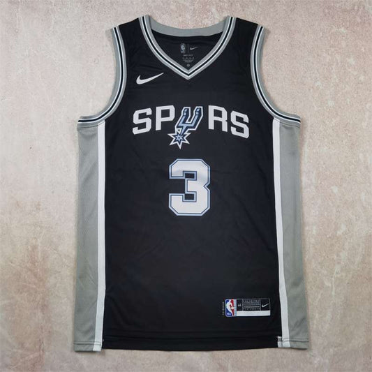 San Antonio Spurs #3 Chris Paul Hot Press Spurs 3 Black s-xxl Style 2