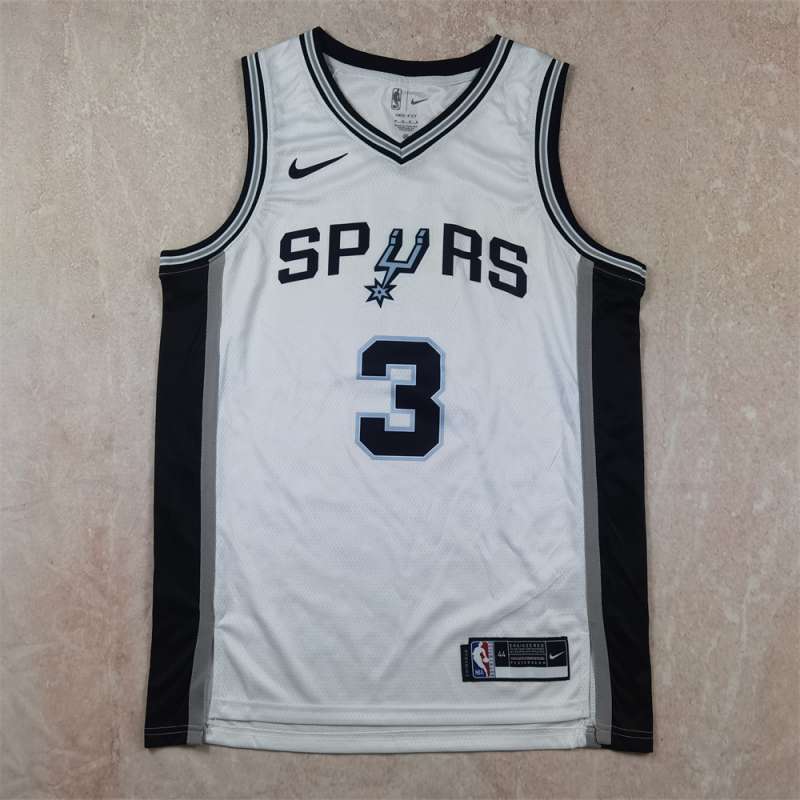 San Antonio Spurs #3 Chris Paul Hot Press Spurs 3 White s-xxl Style 2