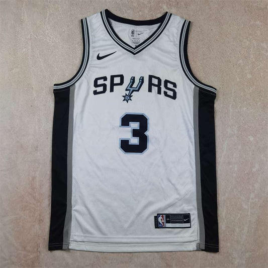 San Antonio Spurs #3 Chris Paul Hot Press Spurs 3 White s-xxl Style 2